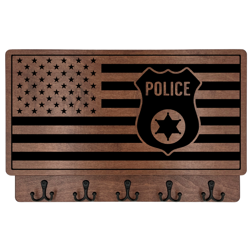 PERSONALIZABLE POLICE BADGE