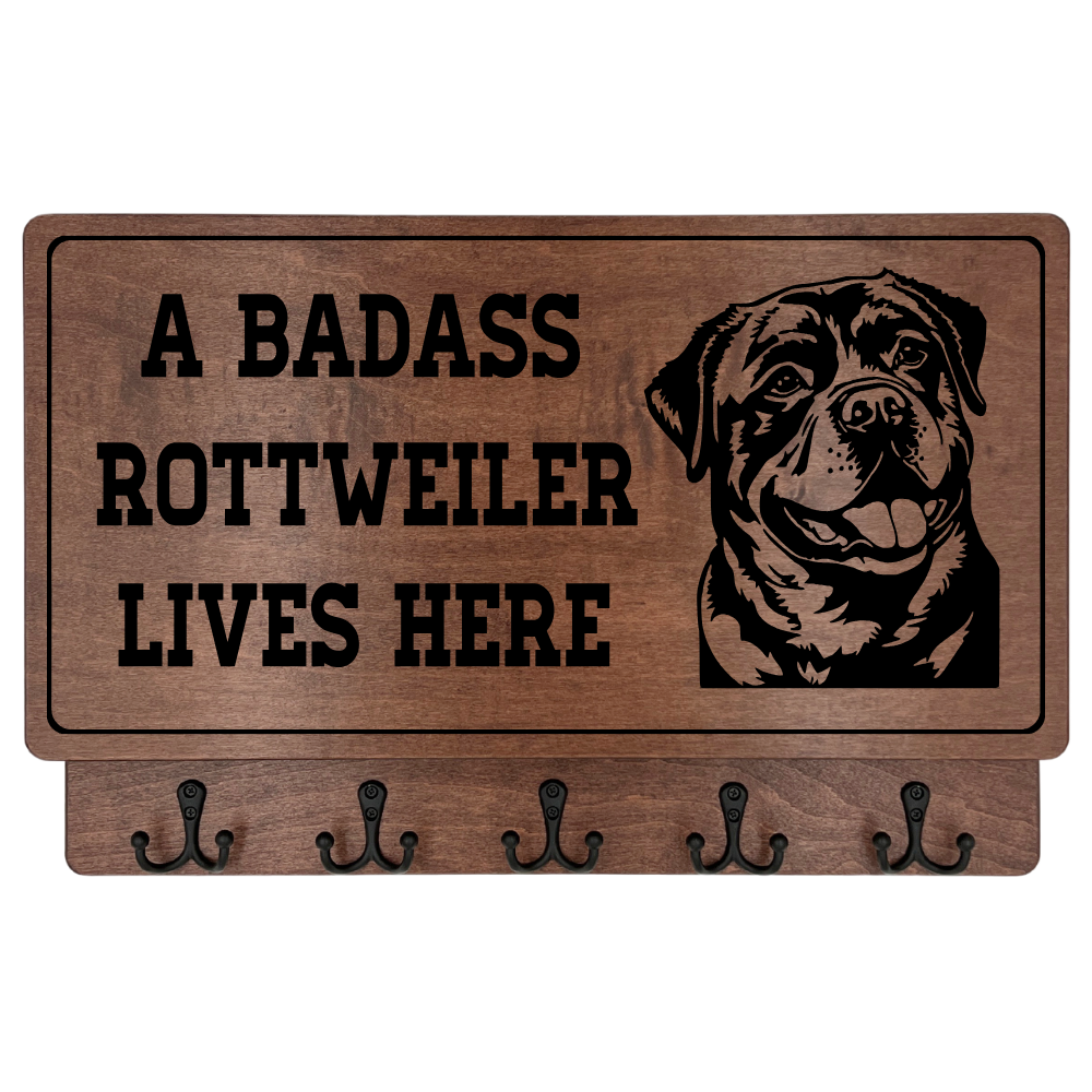 X - A BADASS ROTTWEILER LIVES HERE