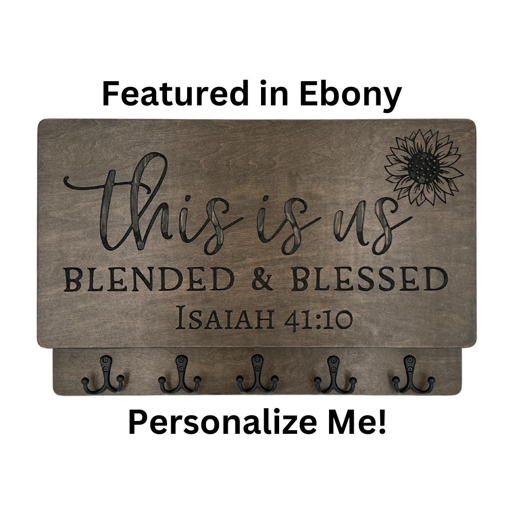 PERSONALIZABLE THIS IS US BLENDED & BLESSED