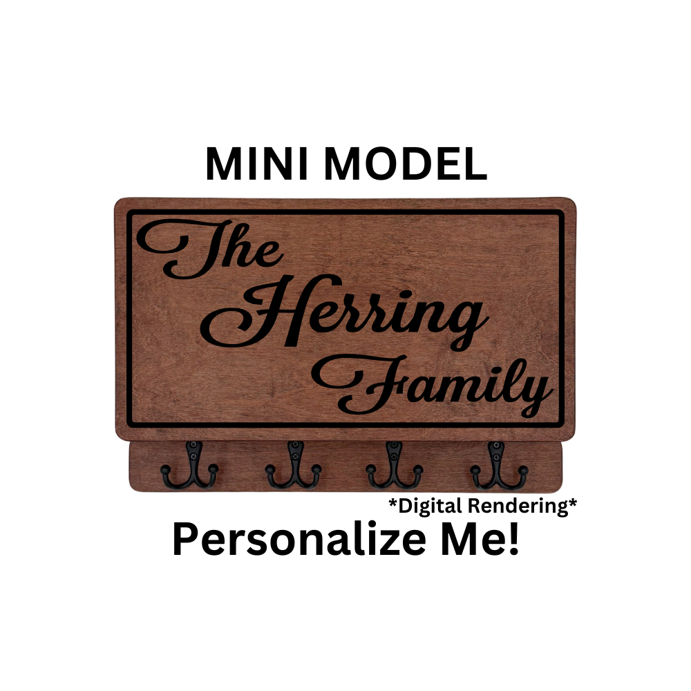 PERSONALIZABLE FAMILY NAME MINI MODEL