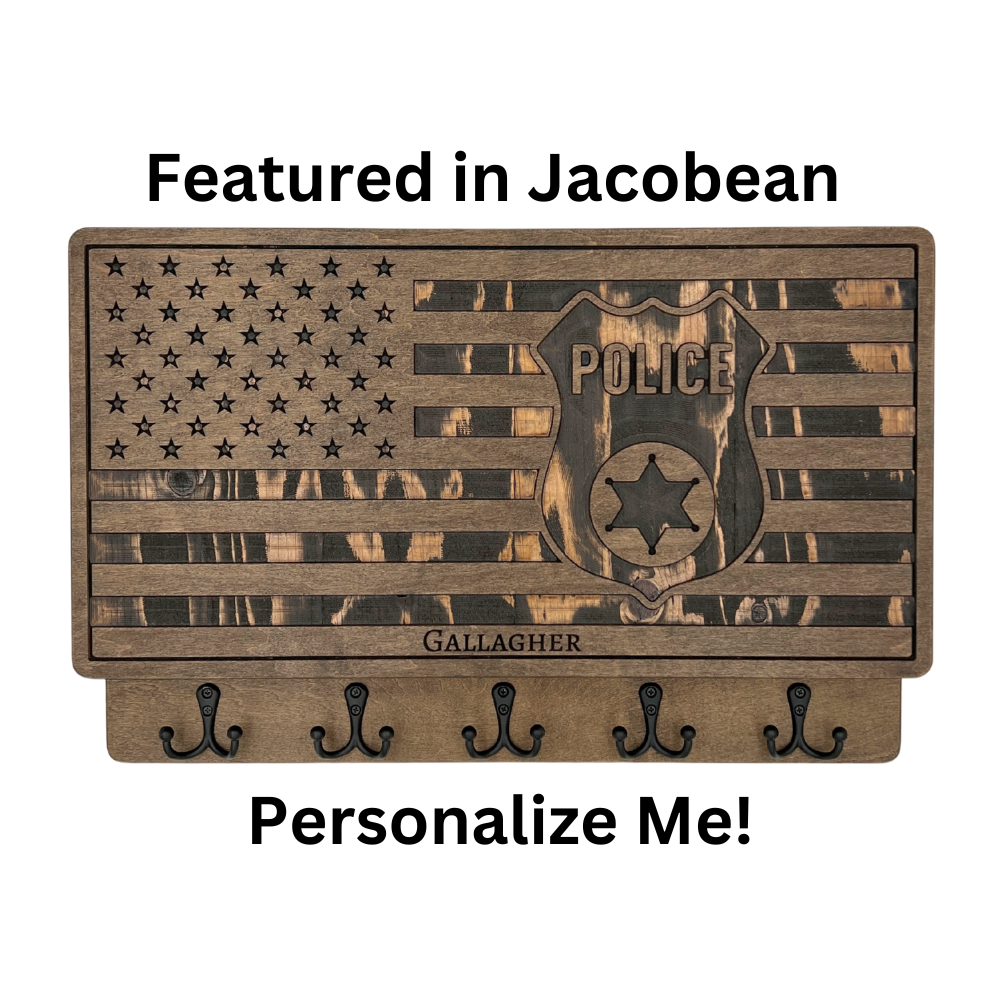 PERSONALIZABLE POLICE BADGE